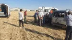 Adıyaman’da takla atan araç tarlaya uçtu: 2 yaralı