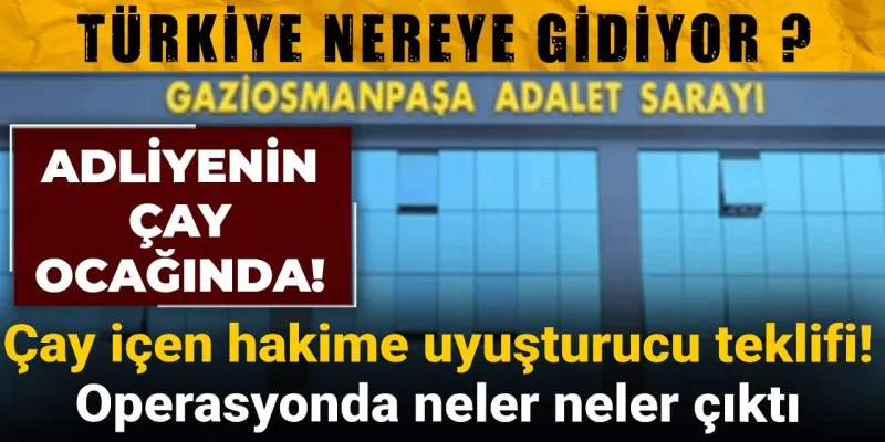 Adliyenin çay ocağında uyuşturucu ve silahlar! Skandalı Fatih Altaylı'nın programında anlattı