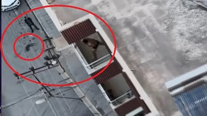 Dronla Yakalandı! Balkondan Uyuşturucu Atan Şüpheli ve 9 Gözaltı