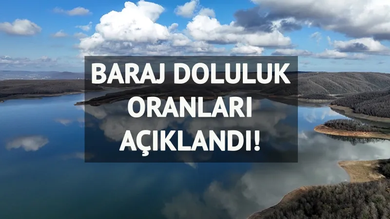 Baraj doluluk oranları belli oldu: İşte 20 Haziran 2025 İstanbul 'İSKİ baraj doluluk oranları'