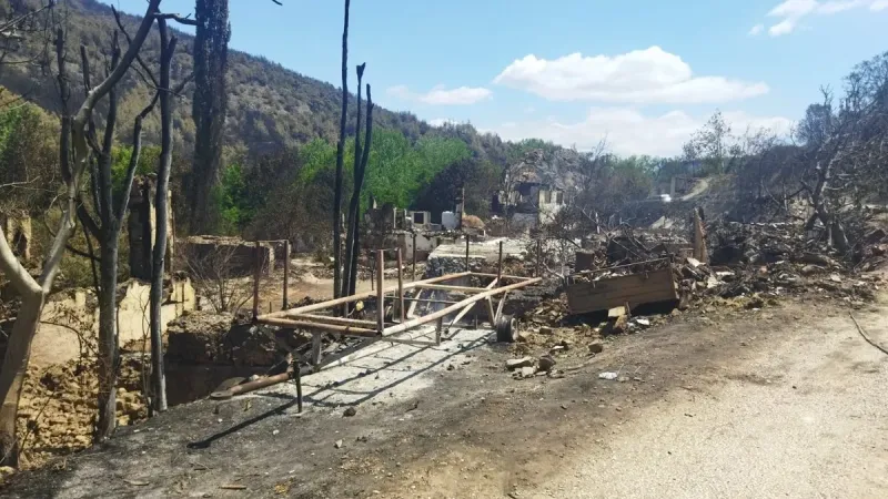 Alevler Tarihi Yuttu! Köyler Küller Altında Kaldı