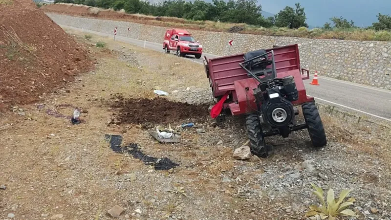 Çapa motoru devrildi: 47 yaşındaki adam feci şekilde can verdi!