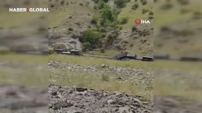 Elazığ'da Tren Kazası! Bakır Yüklü Vagonlar Neden Devrildi?