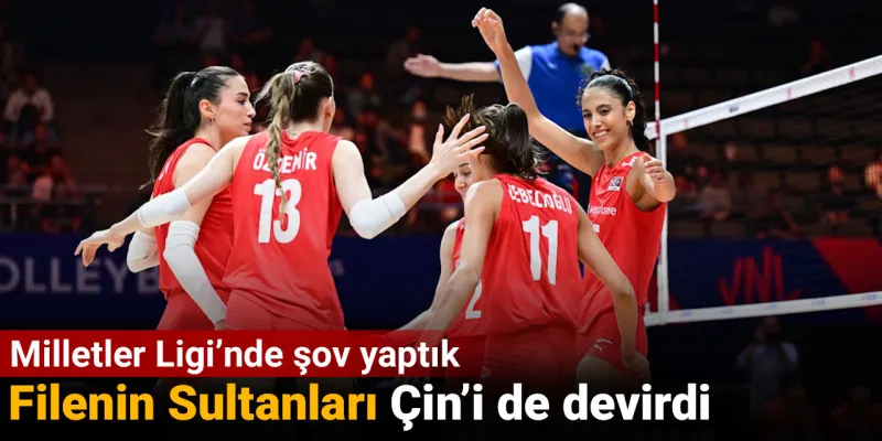 Filenin Sultanları Çin'i Titretti! Voleybolda Zafer Coşkusu