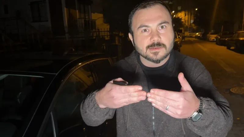 İstanbul'da Trafik Terörü! Ters Yönden Gelip Saldırdı! Şok Anlar!