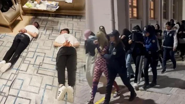Konya'da 10 masaj salonuna 'Şah-Mat' operasyonu: 28 şüpheli yakalandı, 74 kadın kurtarıldı