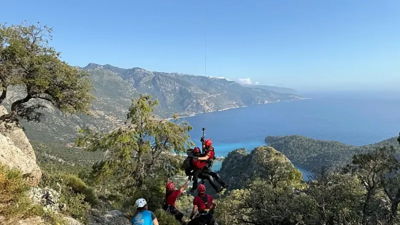 Babadağ'da Facia! Belaruslu Turist 1700 Metreden Düştü