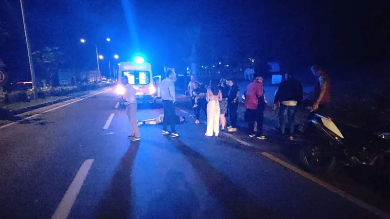 Kuşadası'nda Motosikletli Domuz Sürüsüne Çarptı! Şok Detaylar