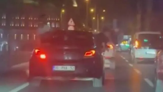 Düğün Terörü! İstanbul'da Konvoy Çilesi Kamerada