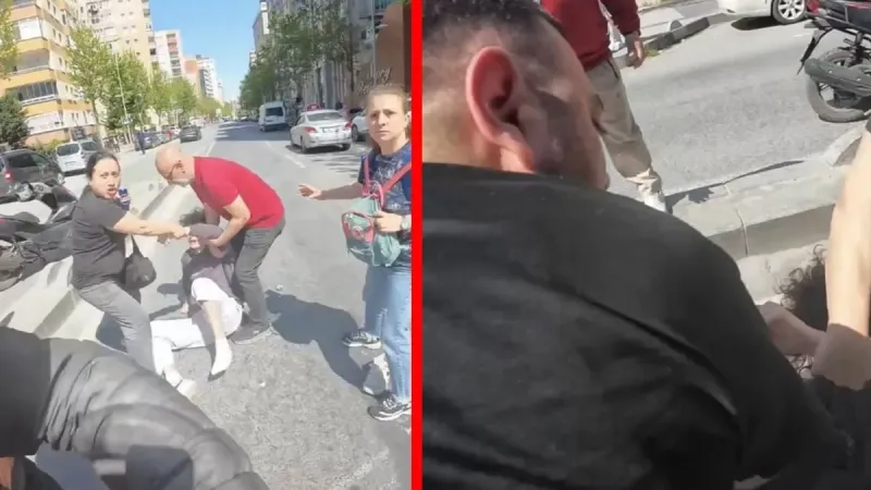 Esenyurt'ta Yaya Geçidinde Kavga! Trafik Durdu, Ortalık Karıştı!