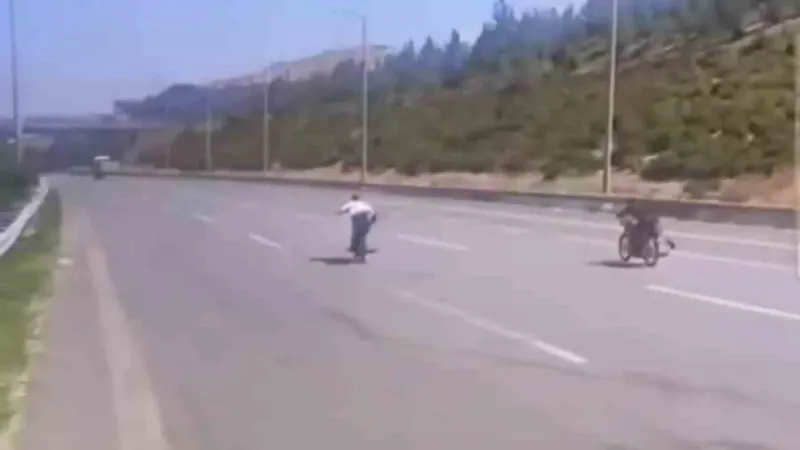 Motor Üzerinde Ölümle Dans! Maganda Yarışı Faciayla Bitti