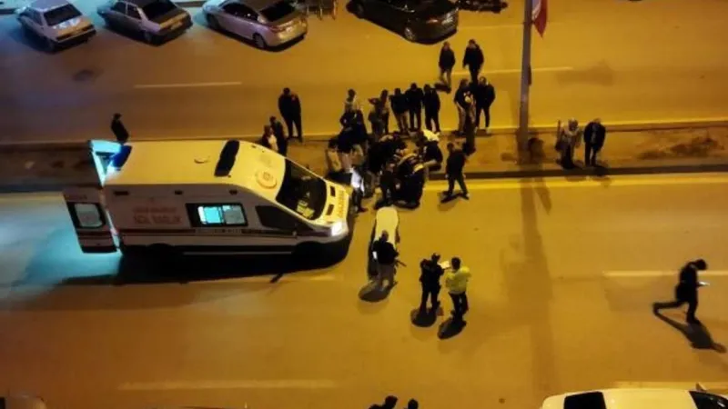 Ankara'da Motosiklet Kabusu! Yaya ve Sürücü Yaralı