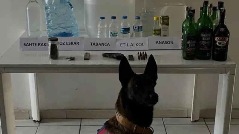 Samsun'da Sahte İçki Baskını! 65 Litre Etil Alkol Ele Geçirildi!