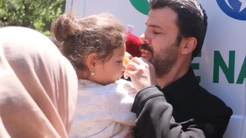 Şehit Babaya Ayıcıklı Veda! Minik Alya'nın Sözleri Yürekleri Dağladı