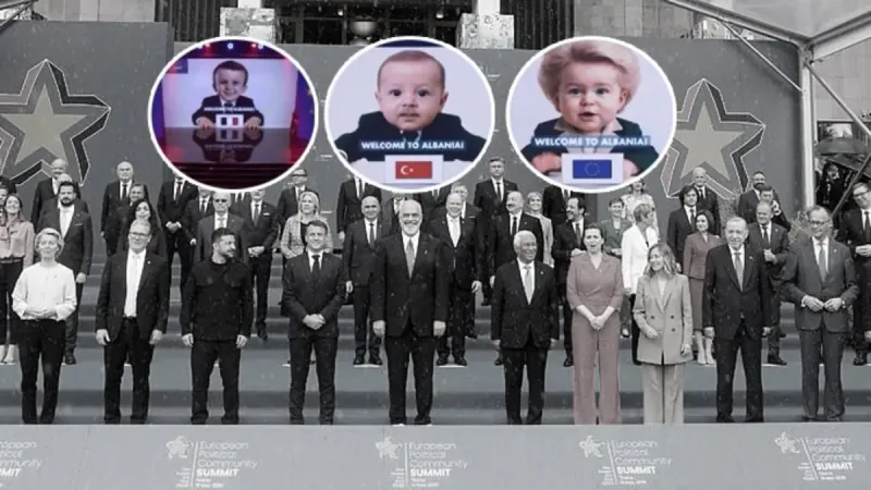 Yapay Zeka Şakası! Liderlerin Bebeklik Halleri Tiran'ı Salladı