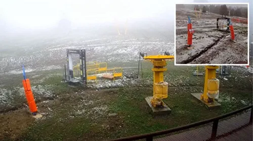 Uludağ'da Mayıs Sürprizi: Beyaz Örtü Herkesi Şaşırttı!