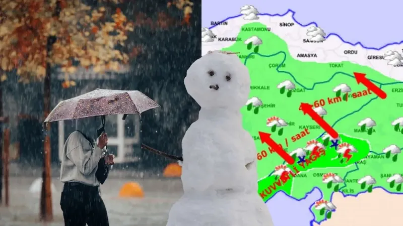 Meteoroloji Alarmı! Hangi İllerde Yağış ve Fırtına Bekleniyor?