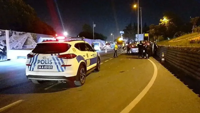 Silivri'de Flaş Kaza! Motosiklet Uygulama Noktasını Felç Etti!