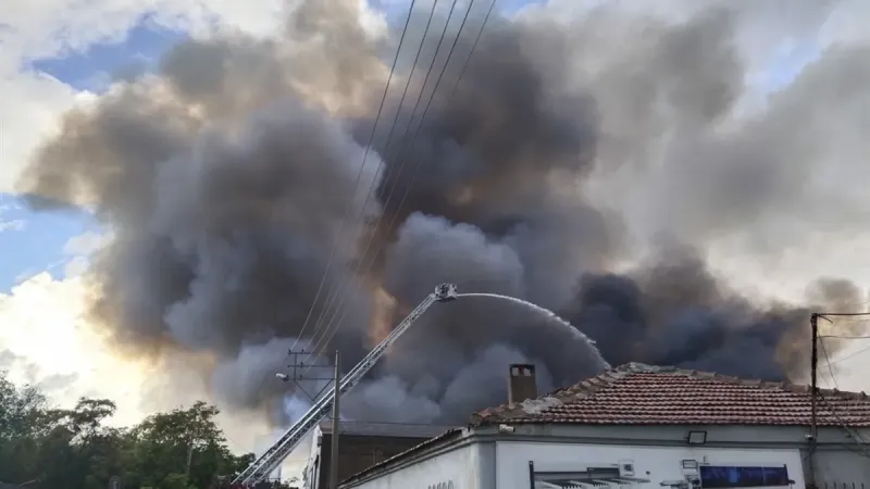 Son dakika: İzmir'de depo yangını