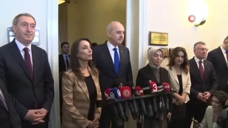TBMM Başkanı Numan Kurtulmuş, DEM Parti TBMM Grubu'nu ziyaret etti