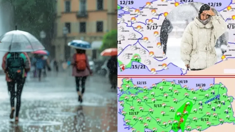 Türkiye genelinde yağış: 80 il birden listeye girdi! Bazı bölgeler beyaza bürünecek