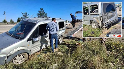 Tütün işçilerini taşıyan otomobil kaza yaptı: 6 yaralı
