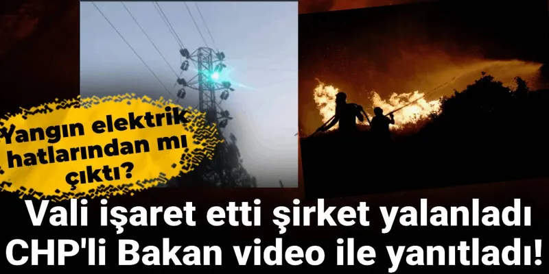 İzmir Yanıyor: Elektrik Hatları Mı Sorumlu? Şirket Yalanladı, Bakan Vurdu!