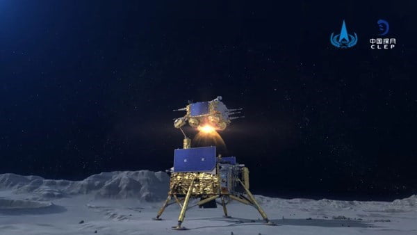 Ay toprağı toplayan Chang’e 5 tekrar yörüngeye çıktı: İşte o anlar (VİDEO)