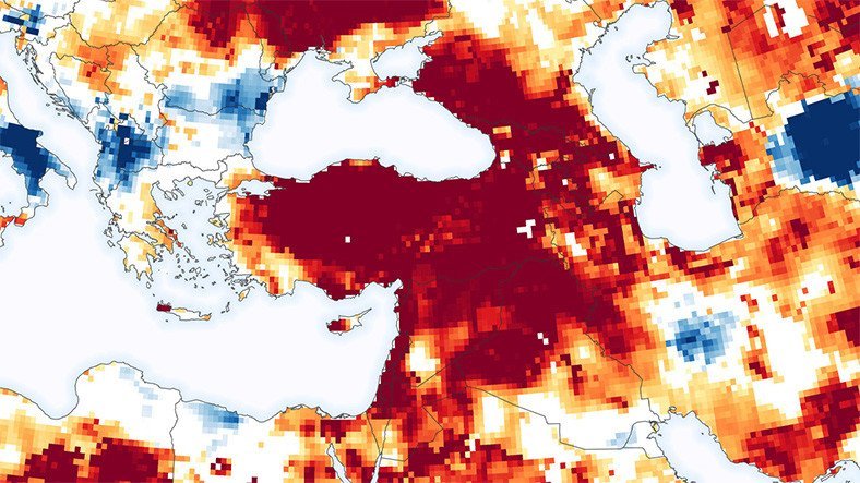NASA’nın Türkiye’deki Yer Altı Suları Haritası, Kuraklık Tehdidinin Ne Kadar Ciddi Olduğunu Bir Kez Daha Gösterdi